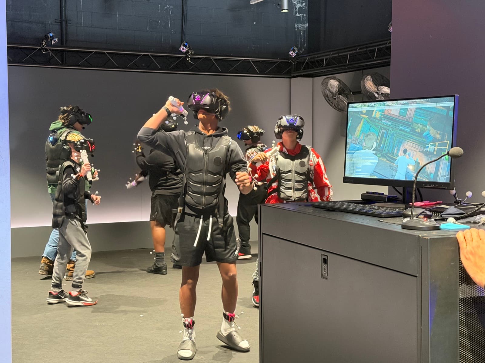 Residents in a virtual-reality game